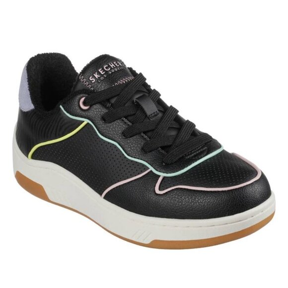 NIB Skechers Upbeats Tracers Comfortable Memory Foam Sneakers in Black Sz. 10 - Picture 1 of 4